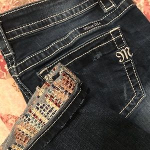 Miss Me Signature Cuffed Skinny jeans 28